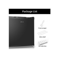 CHiQ CSD31D4E minibar, 31 litrů, 2 přihrádky, -24 °C až +10 °C, mrazák - lednice, 41 dB