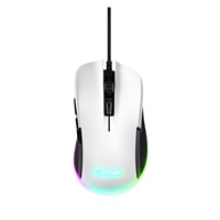 TRUST herní myš GXT 922W YBAR Eco Gaming Mouse, optická, USB, bílá