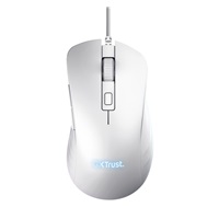 TRUST herní myš GXT 924W YBAR+ Gaming Mouse, optická, USB, bílá