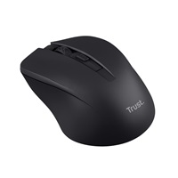 TRUST myš Mydo tichá bezdrátová myš, optická, USB, černá