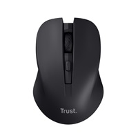 TRUST myš Mydo tichá bezdrátová myš, optická, USB, černá