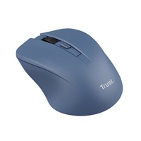TRUST myš Mydo tichá bezdrátová myš, optická, USB, modrá