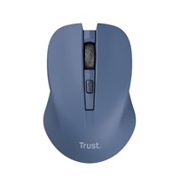 TRUST myš Mydo tichá bezdrátová myš, optická, USB, modrá