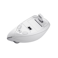 TRUST vertikální myš Verto bezdrátová ergonomická myš, USB, bílá