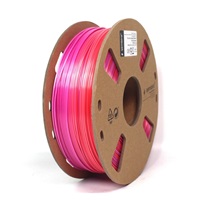 GEMBIRD Tisková struna (filament) PLA, 1,75mm, 1kg, silk rainbow, červená/fialová