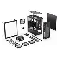 BAZAR - Endorfy skříň Signum 300 ARGB / 2xUSB 3.0 / 4x120mm fan PWM ARGB / mesh panel, Poškození na zadní straně