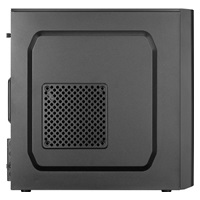 EUROCASE skříň MC X103 black, micro tower, 1x USB 3.0, 2x USB 2.0, 2x audio, bez zdroje