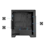 AEROCOOL skříň MLG Ore, Mid tower, 2x USB 3.0, 2x audio, bez zdroje