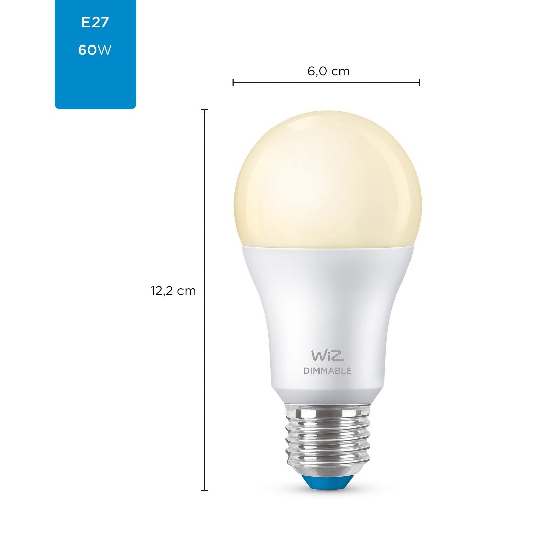 PHILIPS WiZ Dimmable 60W E27 A60 - info