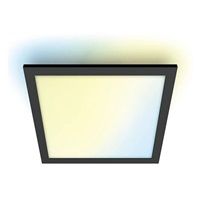PHILIPS WiZ Panel Tunable White 36W čtverec černý - stropní svítidlo