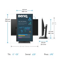 BENQ MT BL3290QT, 31,5", IPS, 2560×1440, 16:9, 350cd/m2, 1000:1, 5ms, HDMI, 2× DisplayPort, 2× USB-C, 3× USB, PIVOT