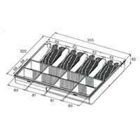 Virtuos plastový mincovník pro zásuvku S-410