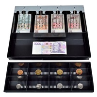 Virtuos pořadač na peníze pro pokladní zásuvky C420D/C430D, kovové držáky