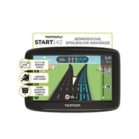 BAZAR - TomTom START 42 Europe (45 zemí) LIFETIME mapy DEMO - Po opravě (Komplet)