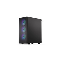 ENDORFY Case Ventum 200 ARGB, Průhledná bočnice, ATX, 4x120mm ARGB Fan, černá