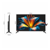 CHiQ U43QM8E TV 43", QLED, Google TV, Frameless, Dolby Audio, dbx-tv