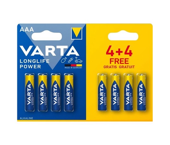 Varta LR03/4+4 Longlife POWER 4903