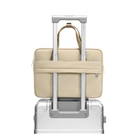 tomtoc Shoulder Bag - 14" a 13" MacBook Pro / Air, khaki