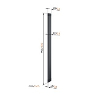 Vogel‘s TVA 7000 B Kabelový kryt