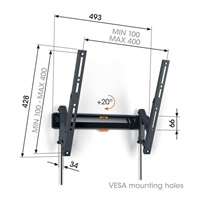 Vogel‘s TVM 3413 TV držák s náklonem M