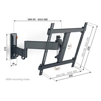 Vogel‘s TVM 3443 TV rameno 3 klouby M