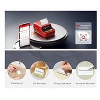 Niimbot Tiskárna štítků B21S Smart, červená + role štítků 210ks