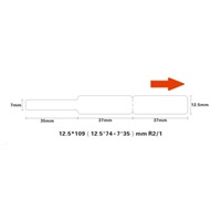 Niimbot štítky na kabely RXL 12,5x109mm 65ks White pro D11 a D110