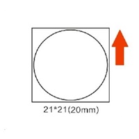 Niimbot štítky R 21x21mm 300ks RoundB pro B21, B21S, B3S, B1