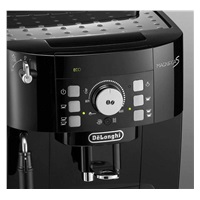 DeLonghi ECAM 21.117.B automatický kávovar, 15 bar, vestavěný mlýnek, dva šálky najednou, tryska na páru, černý