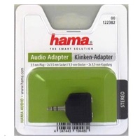 Hama rozdvojka jack vidlice - 2x jack zásuvka, 3,5 mm stereo