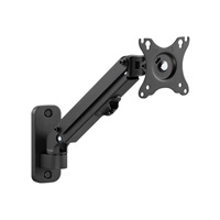 GEMBIRD Držák monitoru na stěnu MA-WA1-01, naklápěcí, až do 27” a 7kg, černý