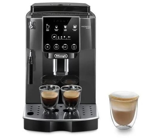 DeLonghi Magnifica Start ECAM 220.22.GB automatický kávovar, espresso, vestavěný mlýnek, 1450 W, 15 bar, černý