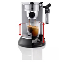 DeLonghi Dedica Style pákový kávovar, 1300 W, Cappuccino systém, stříbrná