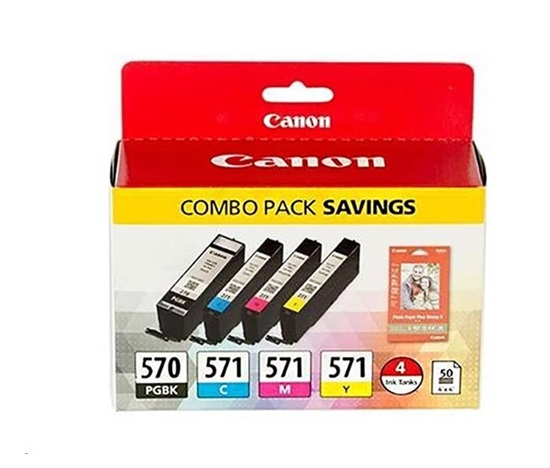 CANON CARTRIDGE PGI-570/CLI-571 PGBK/C/M/Y/ BK MULTI-PACK pro PIXMA MG575x,  MG685x, MG775x, TS505x, TS605x (297 str.)