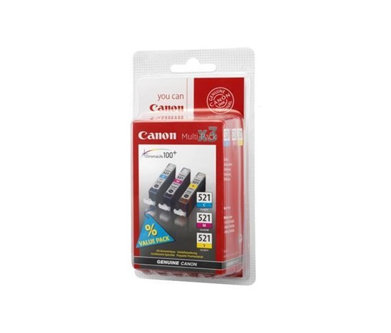 Canon CARTRIDGE CLI-526 C/M/Y/BK Value pack + fotopapír pro PIXMA IP4x50, MX8x5, MG5x50, IX6550 (437 str.)