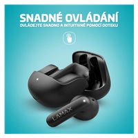 LAMAX Tones1 - bezdrátová sluchátka - černá