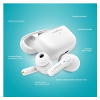 LAMAX Clips1 Play - špuntová sluchátka - bílé