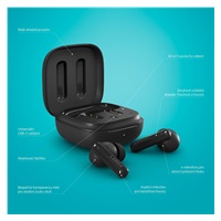 LAMAX Clips1 Plus - špuntová sluchátka - černé