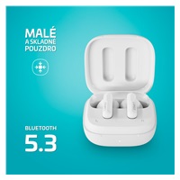 LAMAX Clips1 Plus - špuntová sluchátka - bílé