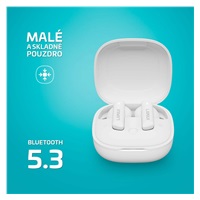 LAMAX Clips1 ANC- špuntová sluchátka - bílé