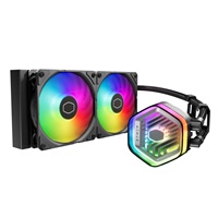 Cooler Master vodní chladič MasterLiquid 240 Atmos ARGB, 2x120mm, LGA1851, AM5, černá