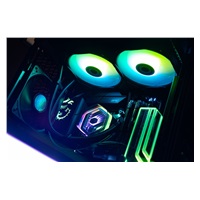 Cooler Master vodní chladič MasterLiquid 240 Atmos ARGB, 2x120mm, LGA1851, AM5, černá