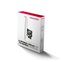 AXAGON PCES-SJ2, PCIe řadič - 2x interní SATA 6G port, JMB582, SP & LP