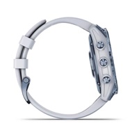 Garmin fenix 7 Sapphire Solar,Titan Blue/ White Silicone Band, EU