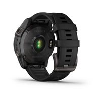Garmin fenix 7 Sapphire Solar, Titan Black/ Black Silicone Band, EU