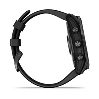 Garmin fenix 7X Solar,Gray/ Black Silicone Band, EU
