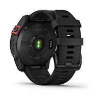 Garmin fenix 7X Solar,Gray/ Black Silicone Band, EU
