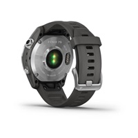 Garmin fenix 7s Glass, Silver/ Graphite Silicone Band, EU