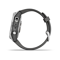 Garmin fenix 7s Glass, Silver/ Graphite Silicone Band, EU