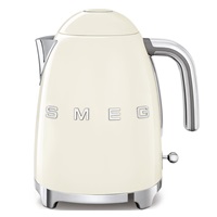 Smeg KLF03CREU rychlovarná konvice, 1,7 l, (7 šálků), 2400 W, styl 50. let, krémová